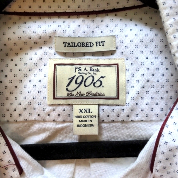 Jos.A.Bank 1905 Tailored Fit Shirt, XXL - Picture 5 of 11